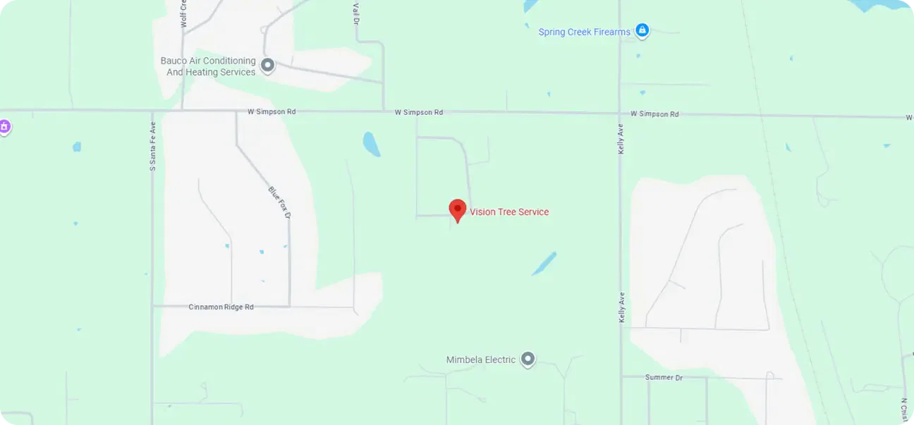 Vision Tree Service Services Area Map